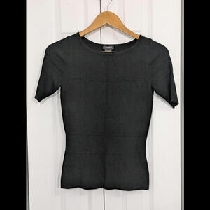 Ann Taylor NWT Women's Size XSP Petite Black Top Shirt